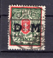 Danzig DIENST 34X Echt Gest. BPP 80EUR (K3320 - Dienstmarken