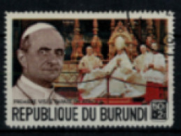 Burundi - "1ère Visite Papale De Jean-Paul II : Bénédiction" - Oblitéré N° 336 De 1969 - Usati