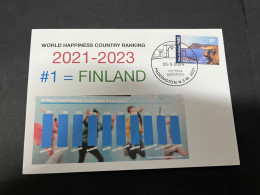 22-3-2024 (3 Y 42) World Happiness Country Ranking (2021-2023) # 1 = FINLAND (Australia #10!) - Covers & Documents