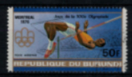 Burundi - PA - "21ème J.O. De Montréal : Saut En Hauteur" - Oblitéré N° 427 De 1976 - Poste Aérienne