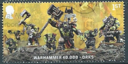 GROSSBRITANNIEN GRANDE BRETAGNE GB 2023 WARHMMER: 40,000 ORKS 1ST USED SG 5031 MI 5211 YT 5602 SN 4378 - Used Stamps