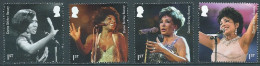 GROSSBRITANNIEN GRANDE BRETAGNE GB 2023 SHIRLEY BASSEY SET 4V USED SG 5070-3 MI 5291-4 YT 5682-5 SN 4421-4 - Used Stamps