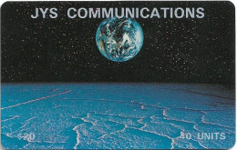 USA - LDDS Worldcom - Earthrise On The Moon (JYS Communications), 1995, Remote Mem. 20$, Used - Autres & Non Classés