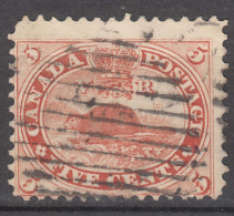 Canada 1859 Animals Beaver Mi#12 Used - Oblitérés