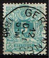 45  Obl  Gerpinnes  + 4 - 1869-1888 Lying Lion