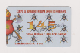 BRASIL - Fire Service Inductive Phonecard - Brazil