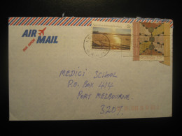NEWMAN 198? Summer Afternoon Cancel Air Mail Cover AAT Australian Antarctic Territory Antarctics Antarctica - Lettres & Documents