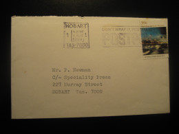 HOBART 1989 Sir Sydney Nolan Cancel Cover AAT Australian Antarctic Territory Antarctics Antarctica - Storia Postale