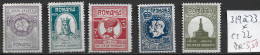 ROUMANIE 319 à 23 * Côte 22 € - Unused Stamps
