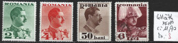 ROUMANIE 471 à 74 ** ( 474 Oblitéré ) Côte 11.90 € - Unused Stamps
