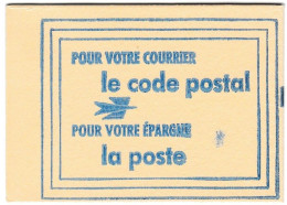Carnet Code Postal, 31200 Toulouse, Vignette Vert-bleu, Variété Tache Sur La Couverture - Blocks Und Markenheftchen
