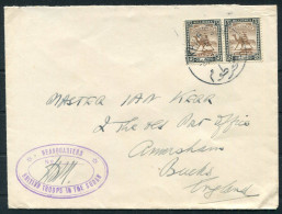 1935 Sudan Khartoum "British Troops In The Sudan Headquarters" Military Cover - Amersham England - Sudan (...-1951)