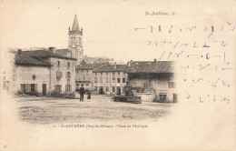 FRANCE - St Anthème, Le... - St Anthème (Puy De Dôme) - Vue Sur La Place De L'Aubépin - Carte Postale Ancienne - Ambert