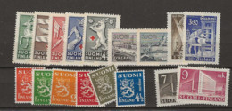 1942 MH Finland Year Collection According To Michel - Unused Stamps