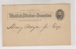 UNITED STATES 1892 LINCOLN   Nice Postal Stationery Music TEUTONIA MAENNERCHOR Germany - ...-1900