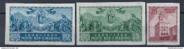 1945 San Marino - N. 278D/278F Palazzo Del Governo ND 3 Valori MLH/* - Abarten Und Kuriositäten
