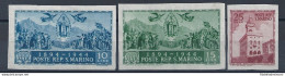 1945 San Marino - N. 278D/278F Palazzo Del Governo ND 3 Valori MLH/* - Varietà & Curiosità