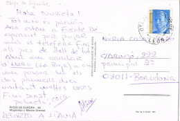 54458. Postal OSEJA De SAJAMBRE (Leon) 1995. Vista De Los Picos De Europa. RARO Origen - Lettres & Documents