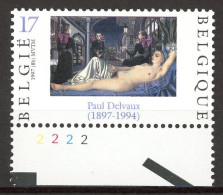 BE    2700    XX      ---      MNH  --  P. Delvausx : La Voix Publique  --  N° De Planche 2 - 1991-2000