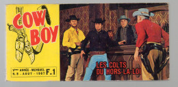 (cinéma Western) Petite Revue à L'italienne  Avec Photos Du Film  COW BOY N°1 1968  Les Colts Du Hprs La Loi  (PPP46817) - Other Formats