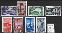 ROUMANIE 603 à 10 ** Côte 14.40 € - Unused Stamps