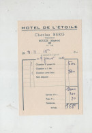 Hôtel De L'Etoile Berg Bougie Algérie 1955 - Other & Unclassified