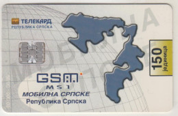 BOSNIA - Republica Srpska Telecard, Gsm Phone, 06/99, 150 U, Tirage 60.000, Used - Bosnië