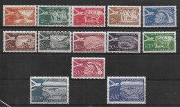 YUGOSLAVIA, 1926-1927 Airmail  Complet Set MH - Luchtpost