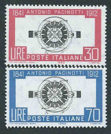 Italia, Italy, Italien 1962: The Famous Physicist Antonio Pacinotti (1841-1912), Inventor Of The Dynamo, Complete.New. - Fysica