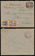 Tannu Tuva. 1927 (28 Nov). Kizil - Russia. Local Multifkd Env. + Arrival. VF (5 Dec). - Touva