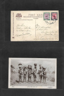 SUDAN. 1933 (25 March) Khartoum - Czechoslovakia. Multifkd Postcard + Dest. Native Life, Upper Nile Photo. - Sudan (1954-...)