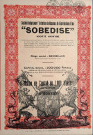 Société Belge Pour L'entretien De Réseaux De Distribution D'Eau - SOBEDISE - 1939 - Bruxelles - Wasser