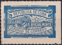 1925-82 CUBA REPUBLICA 1925 SELLADO OFICIAL OFFICIAL SEALLED.  - Ongebruikt