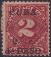 1899-715 CUBA US OCCUPATION 1899 MH 2c POSTAGE DUE TASA POR COBRAR.  - Nuevos