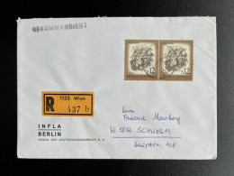 AUSTRIA 1991 REGISTERED LETTER VIENNA WIEN TO SCHWELM 06-09-1991 OOSTENRIJK OSTERREICH EINSCHREIBEN - Brieven En Documenten