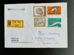 AUSTRIA 1992 REGISTERED LETTER VIENNA WIEN TO SCHWELM 19-02-1992 OOSTENRIJK OSTERREICH EINSCHREIBEN - Briefe U. Dokumente