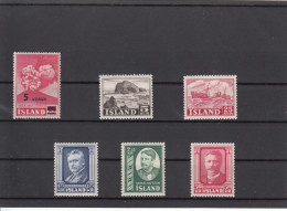 Iceland 1954 - Full Year MNH ** - Annate Complete
