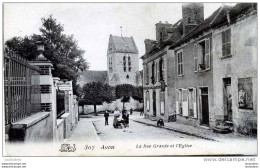 77 AVON LA RUE GRANDE ET L'EGLISE - Avon