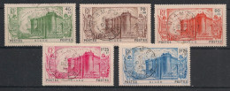 NIGER - 1939 - N°YT. 69 à 73 - Révolution Française - Oblitéré / Used - Gebraucht