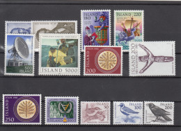 Iceland 1981 - Full Year MNH ** - Annate Complete