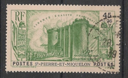 SPM - 1939 - N°YT. 191 - Révolution Française 45c + 25c Vert - Oblitéré / Used - Oblitérés