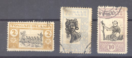 Tonga  :  Poste Locale 3 Valeurs (o)  Tongah Islands - Tonga (...-1970)