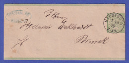 Norddeutscher Bund 1870 Streifband Mi.-Nr. S 1 O MAGDEBURG - Other & Unclassified