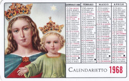 Calendarietto - Don  Bosco - Anno  1968 - Petit Format : 1961-70