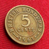 British Honduras 5 Cents 1961 Belize  W ºº - Belize
