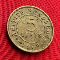 British Honduras 5 Cents 1969 Belize #2 W ºº - Belize