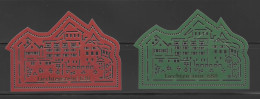 Liechtenstein 2023 - 2024 ,Vaduz Castle ,  LASER CUTTING & Odd Shaped , Unusual . - Unused Stamps