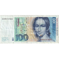 République Fédérale Allemande, 100 Deutsche Mark, 1991, KM:41b, TTB - 100 Deutsche Mark