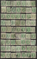 GRECE - Lot De 63 Timbres Obl (1886-99) Petits Hermès : 5 L Vert - Gebruikt