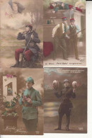 4 Cartes ,Militaria  - PRIX FIXE - ( Cd065) - Collections & Lots